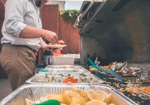 What are the three types of catering?